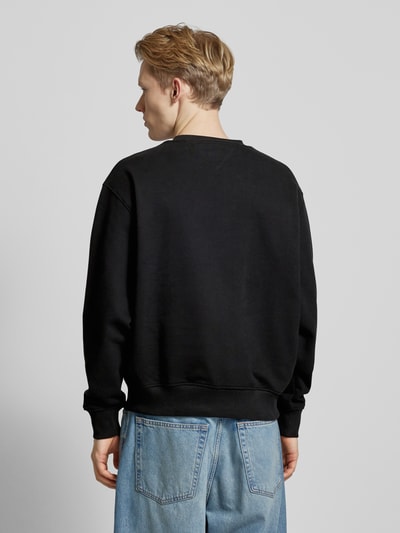 Tommy Jeans Oversized Sweatshirt aus reiner Baumwolle Modell 'VARSITY TIGER' Black 5