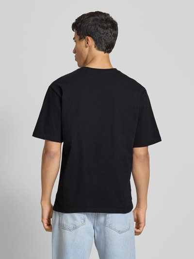 REVIEW T-shirt z nadrukiem z logo Czarny 5