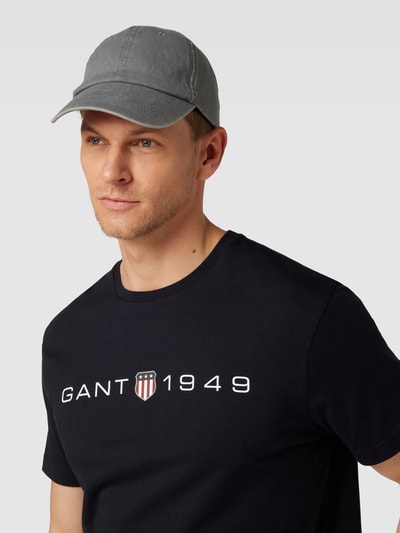 Gant T-shirt z nadrukiem z logo Czarny 3