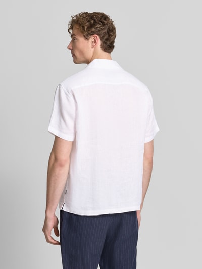 JACK & JONES Premium Regular Fit Leinenhemd Modell 'LAWRENCE' Weiss 5