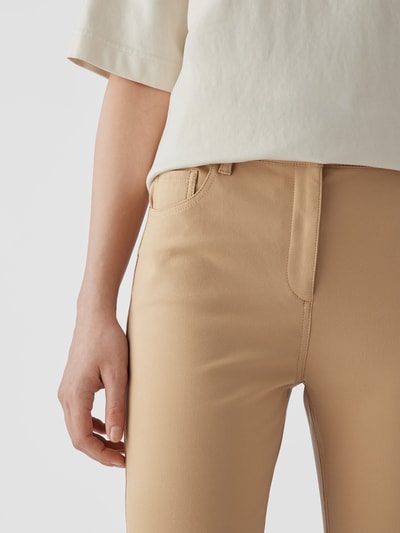 Theory Bundfaltenhose im 5-Pocket-Design Camel 3