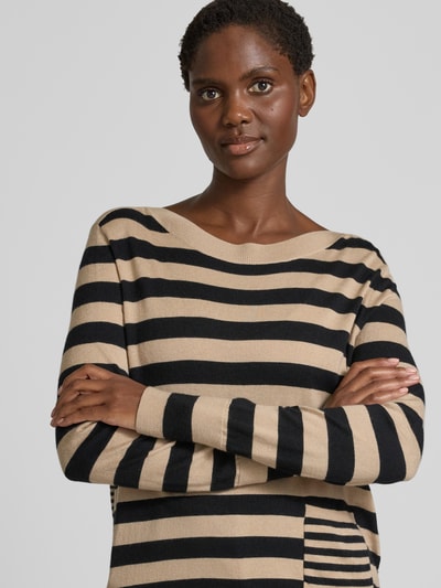 Marc Cain Strickpullover mit Kaschmir-Anteil Sand 3