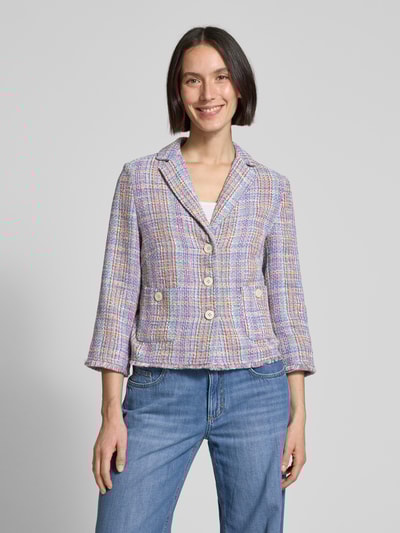 More & More Blazer met structuurmotief  - 4