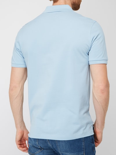 BOSS Regular Fit Poloshirt mit Logo-Stickerei  Bleu 5