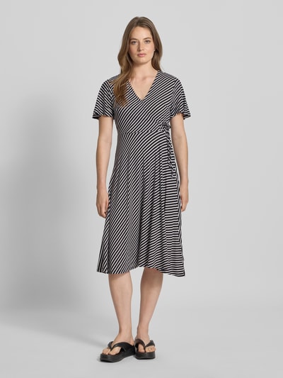 ZABAIONE Wickelkleid mit V-Ausschnitt Modell 'Ce44ce' Weiss 4