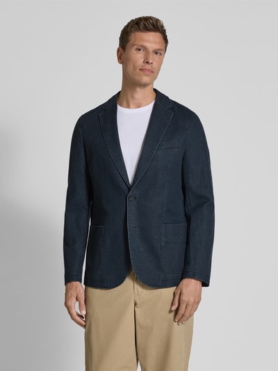 camel active Colbert met structuurmotief Marineblauw - 4