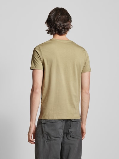 Alpha Industries T-Shirt mit Label-Print Oliv 5