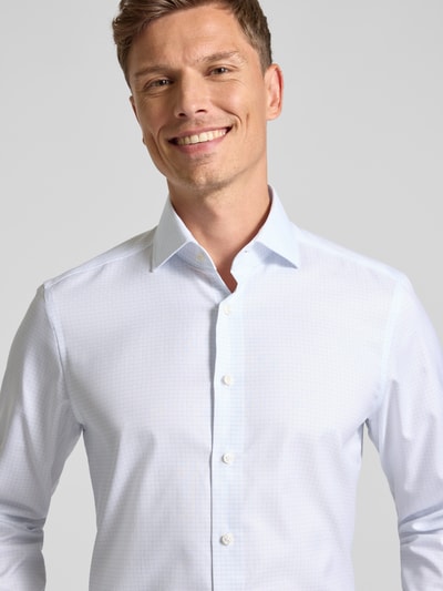 OLYMP SIGNATURE SLIM FIT Slim fit zakelijk overhemd met kentkraag, model 'Savio' Bleu - 3