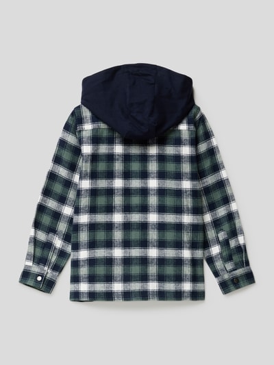 Name It Hemdjacke mit Karomuster Mdoell 'MOVE' Dunkelgrün 3