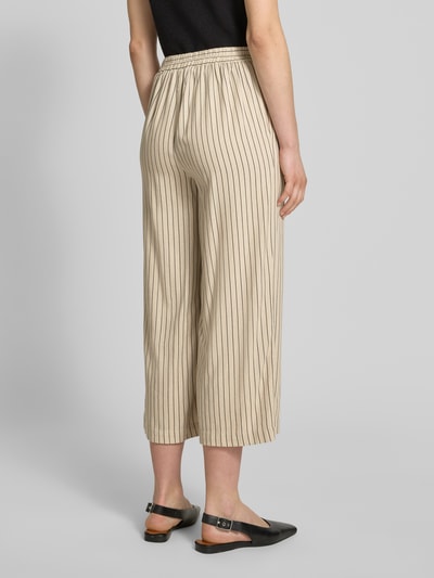 Vero Moda Loose fit culotte van een mix van viscose en linnen, model 'MYMILO' Zand - 5