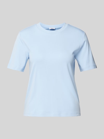 s.Oliver RED LABEL T-Shirt mit Seitenschlitzen Hellblau 2