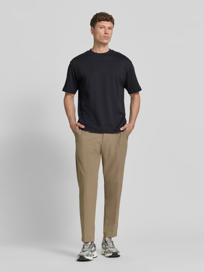BOSS Green Tapered Fit Anzughose aus bügelleichtem Material Modell 'T_CONVERT' Beige 1