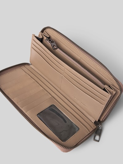 LIEBESKIND BERLIN Portemonnaie mit Label-Print Modell 'Gigi' Taupe 3