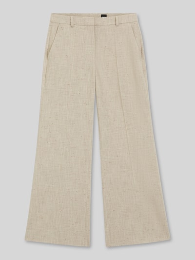 BOSS Korte fit broek met uitlopende pijp model 'TALIA-CROP' Beige - 2