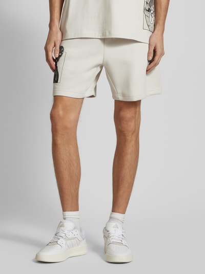 ADIDAS SPORTSWEAR Sweatshorts mit elastischem Bund Beige 4