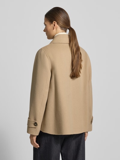 Weekend Max Mara Loose Fit Wollmantel aus Schurwoll-Mix Modell 'FANTINO' Camel 5