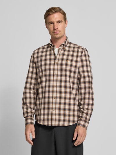 BOSS Regular Fit Freizeithemd aus reiner Baumwolle Modell 'LIAM' Beige 4