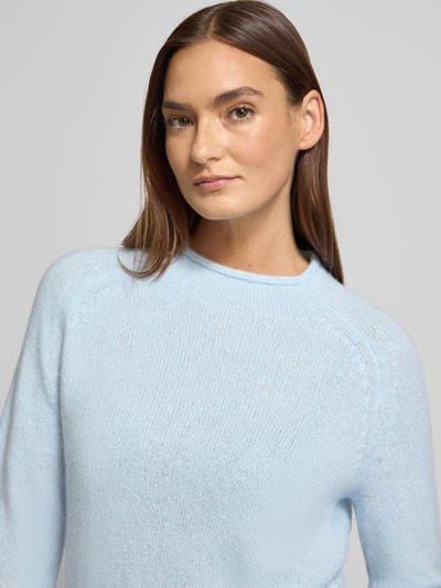 BOSS Orange Regular Fit Strickpullover aus Woll-Mix mit Alpaka Modell 'C_FESPERANASY' Hellblau 3