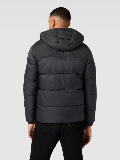 Jack & Jones Gewatteerd jack met opstaande kraag, model 'ETOBY' Zwart - 5