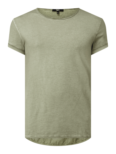 Tigha T-Shirt im Washed-Out-Look Modell 'Milo' Oliv 2