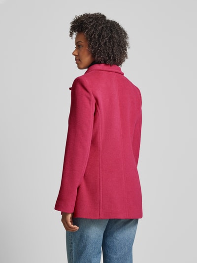 Fuchs Schmitt Wolljacke mit Stehkragen und Knopfverschluss Pink 5