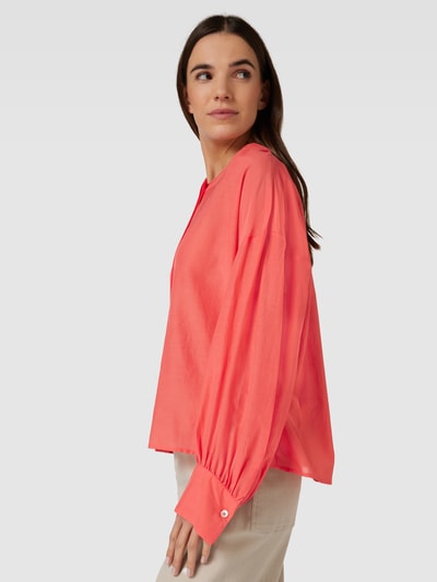 Drykorn Blouse met ronde hals, model 'ITUA' Koraal - 3