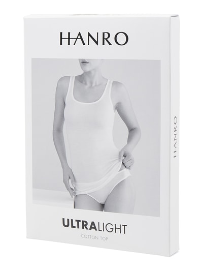 Hanro Top aus merzerisierter Baumwolle Modell 'Ultra Light' - schnell trocknend  Black 3