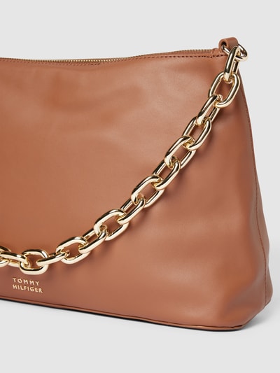 Tommy Hilfiger Handtasche mit Henkel in metallic Cognac 3