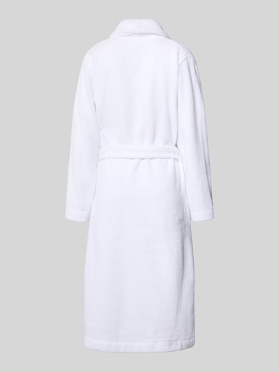Hanro Badjas met logostitching, model 'Selection' Wit - 3