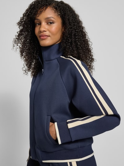 Jake*s Casual Kurtka treningowa ze stójką i wpuszczanymi kieszeniami Granatowy 3