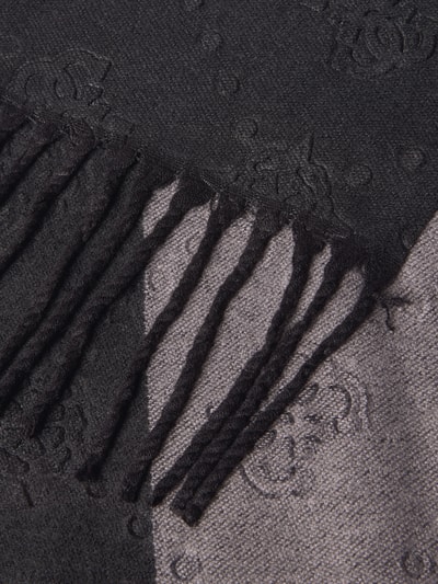 Guess Sjaal met viscose en koordjes Zwart - 2