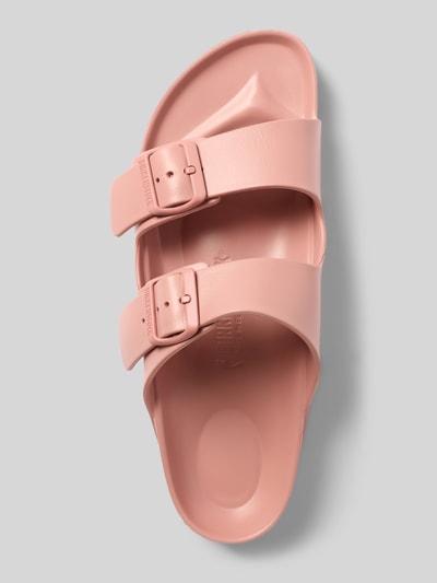 Produktfoto, Sandalette mit Riemen Modell 'ARIZONA EVA' von Birkenstock in Rosa, strukturierte Sohle, matte Oberfläche, 4 cm Absatz, Damen