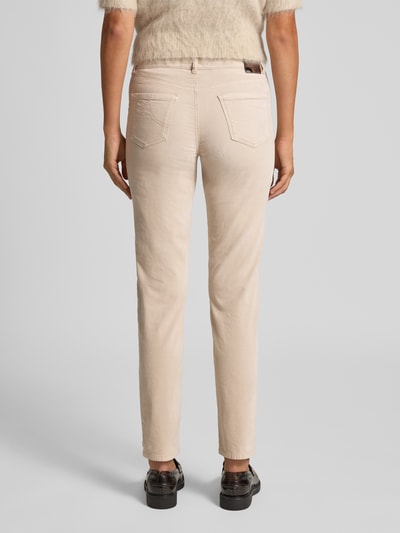 Marc Cain Slim fit broek in 5-pocketmodel Zand - 5