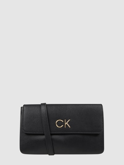 CK Calvin Klein Crossbodytas in leerlook   Zwart - 1