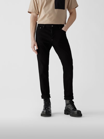 Dsquared2 Straight Fit Jeans mit Brand-Detail Black 4