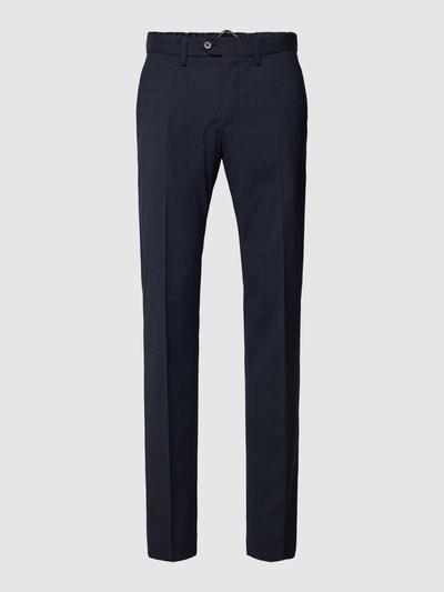Tommy Hilfiger Pantalon met persplooien, model 'HAMPTON' Marineblauw - 2