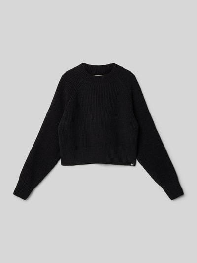 Garcia Strickpullover mit Label-Detail Black 1