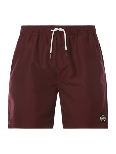 REVIEW Badeshorts mit Logo-Detail  Purple 1