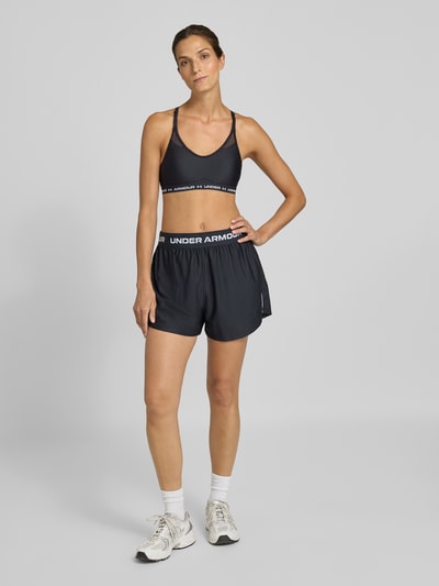 Under Armour Bustier met elastische band, model 'Crossback Low Bra' Zwart - 1