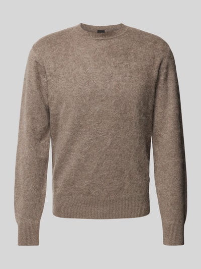 BOSS Gebreide pullover met ronde hals, model 'ESCRITO' Beige - 2