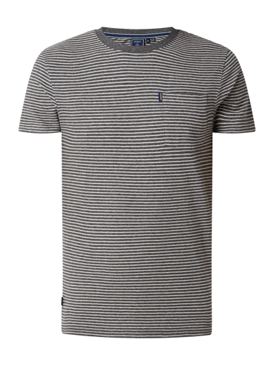 Superdry T-Shirt mit Brusttasche Anthrazit 2