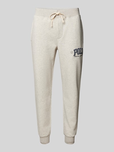 Polo Ralph Lauren Sweatpants mit elastischem Bund Hellgrau 2