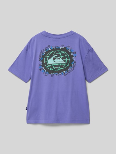 Quiksilver T-Shirt mit Rundhalsausschnitt Modell 'GLOBAL HEAT' Lila 3