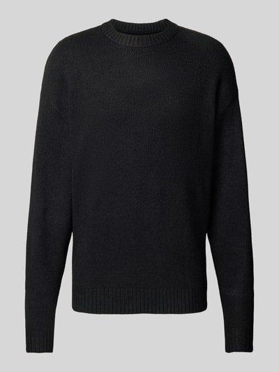 Jack & Jones Strickpullover mit Rundhalsausschnitt Modell 'OLLIE' Black 2