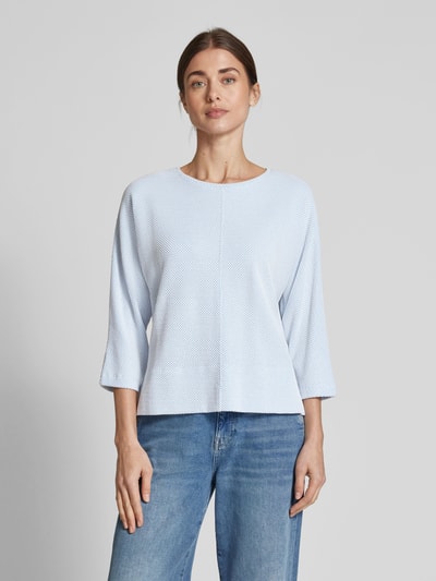 OPUS Sweatshirt mit 3/4-Ärmel Modell 'Serera' Blau 4