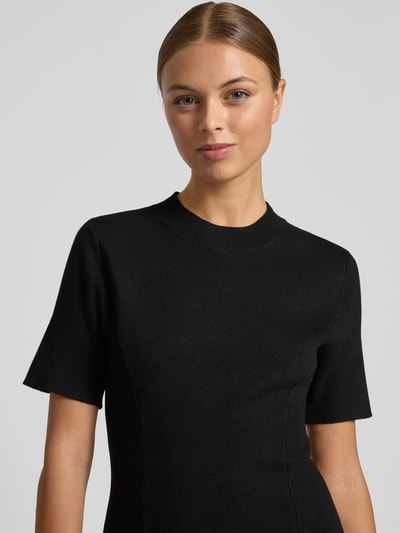 MANGO Knielanges Kleid mit Rundhalsausschnitt Modell 'DOMINO' Black 3