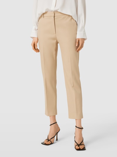 Weekend Max Mara Stoffhose mit Bügelfalten Modell 'VITE' Sand 4