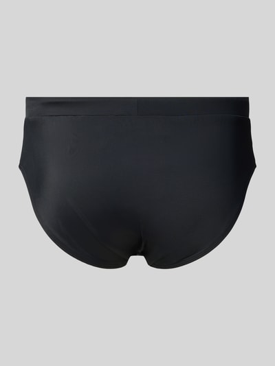 HUGO Badehose mit Label-Print Modell 'LAGUNA' Black 3