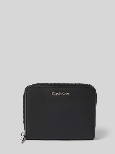 CK Calvin Klein Portemonnee met labelapplicatie Zwart - 1