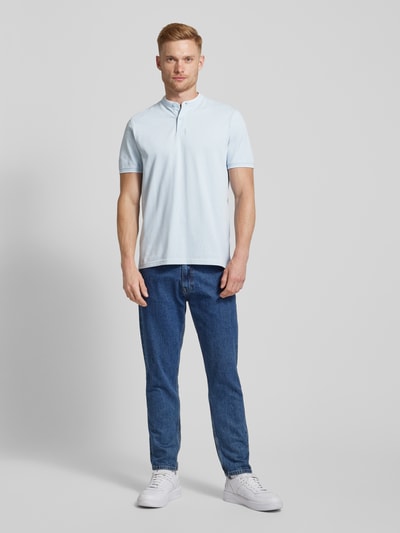 MCNEAL Poloshirt met korte knoopsluiting Lichtblauw - 1